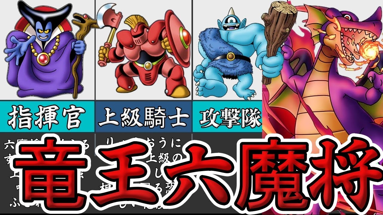 竜王に仕えし最強の幹部、竜王六魔将を紹介！