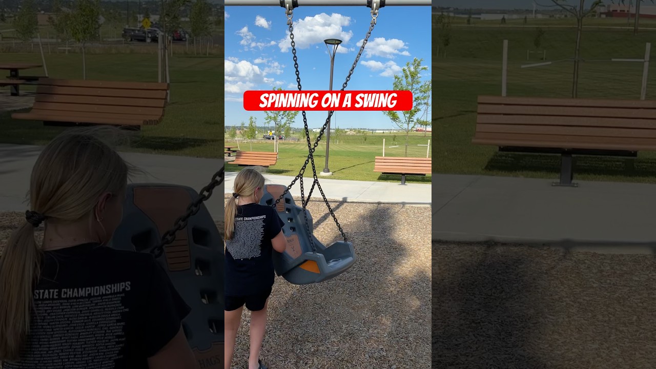 Spinning on a swing #spin #spinning #play #sofiiaivanova #fan #usa #vlog #viral