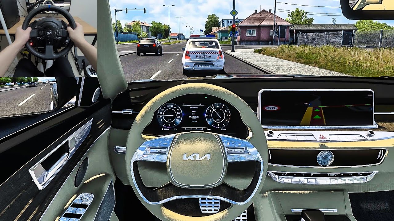 Euro Truck Simulator 2 - KIA K9 2022 [Steering Wheel Gameplay]