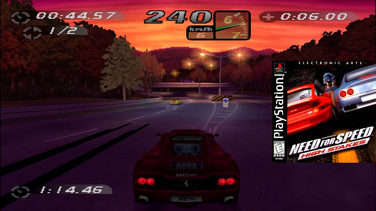 NEED FOR SPEED HIGH STAKES / PS1, PC GAMEPLAY EN ESPAÑOL