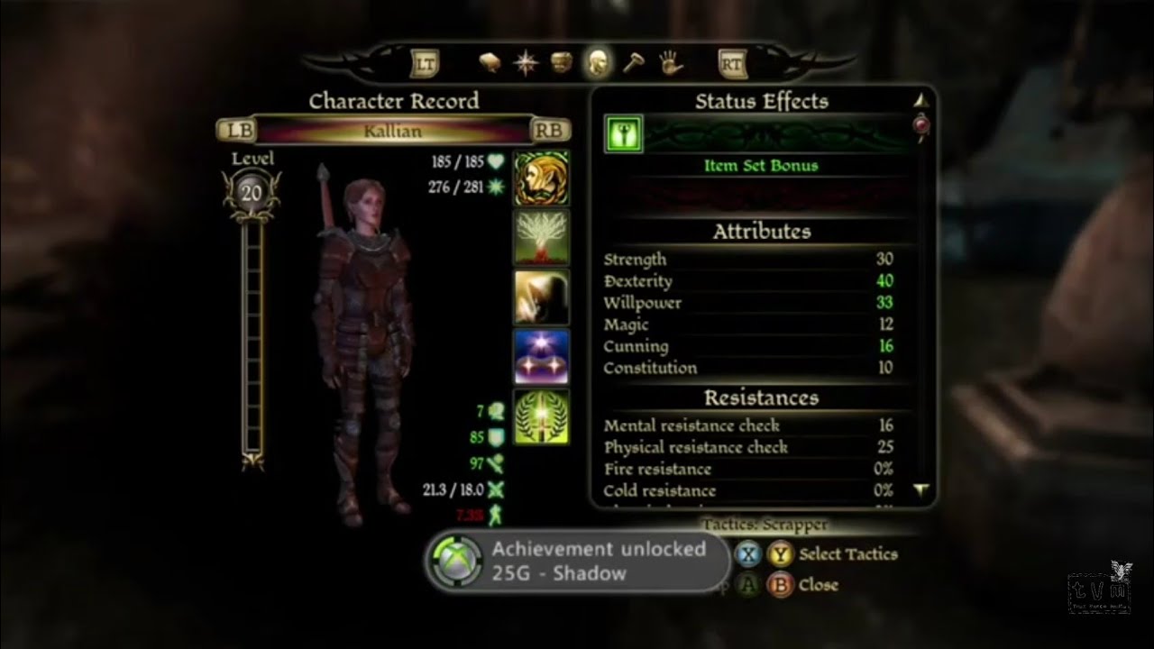 Dragon Age Origins EXP Glitch / Easy Achievements - Xbox One, Xbox 360