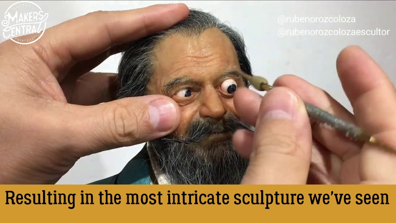 Hyper-realistic Sculptures of Peoples Heads By Ruben Orozco Loza