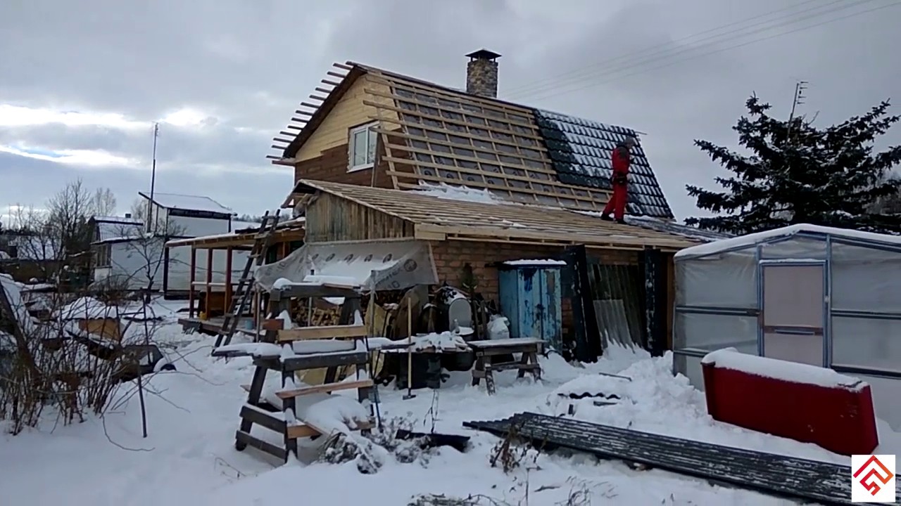 Ошибки монтажа кровли. Модульная черепица.