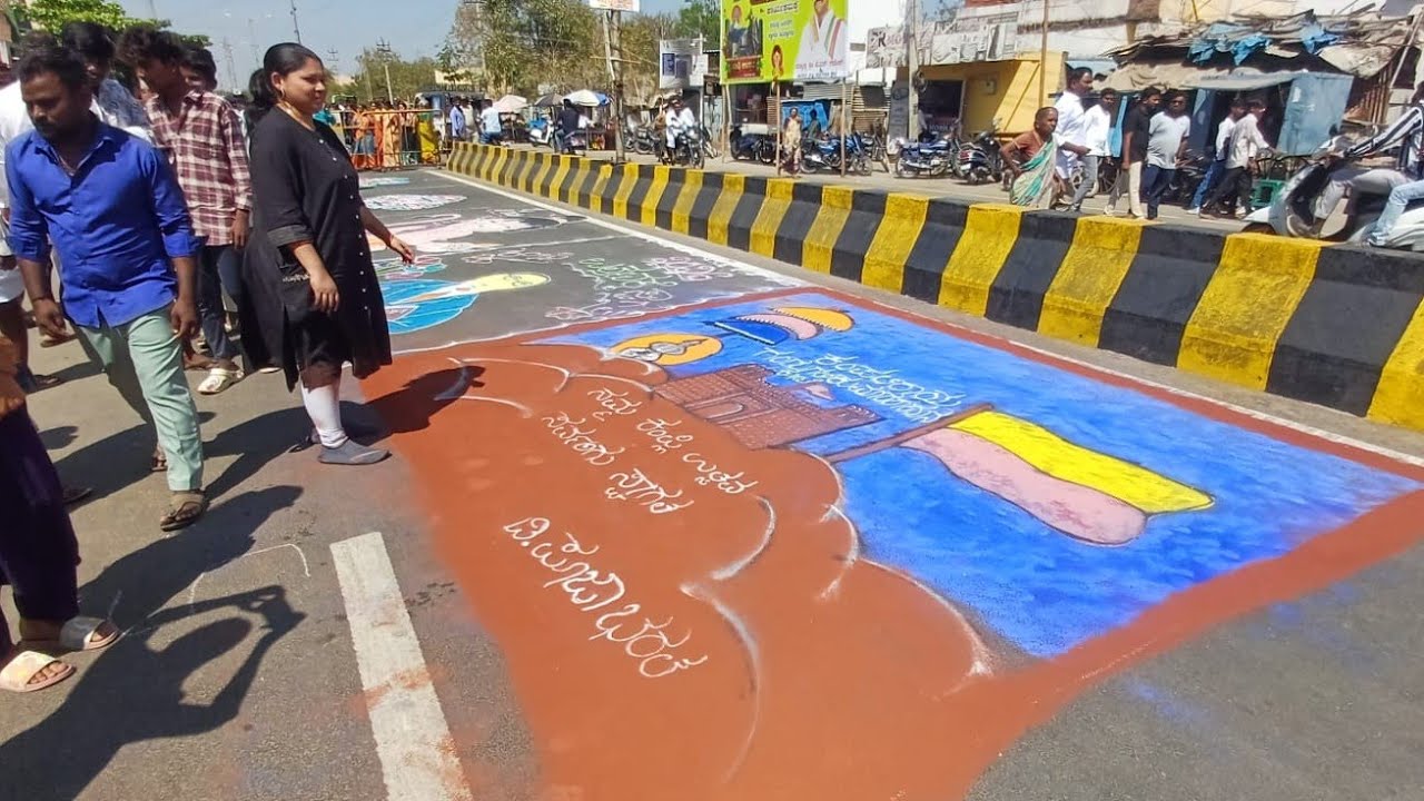 ಕಂಪ್ಲಿ ಉತ್ಸವದಲ್ಲಿ ಜನಮನ ಸೆಳೆದ ರಂಗೋಲಿ, ಮೆಹಂದಿ ಸ್ಪರ್ಧೆ. February 11th & 12th Kampli Utsav 2026.