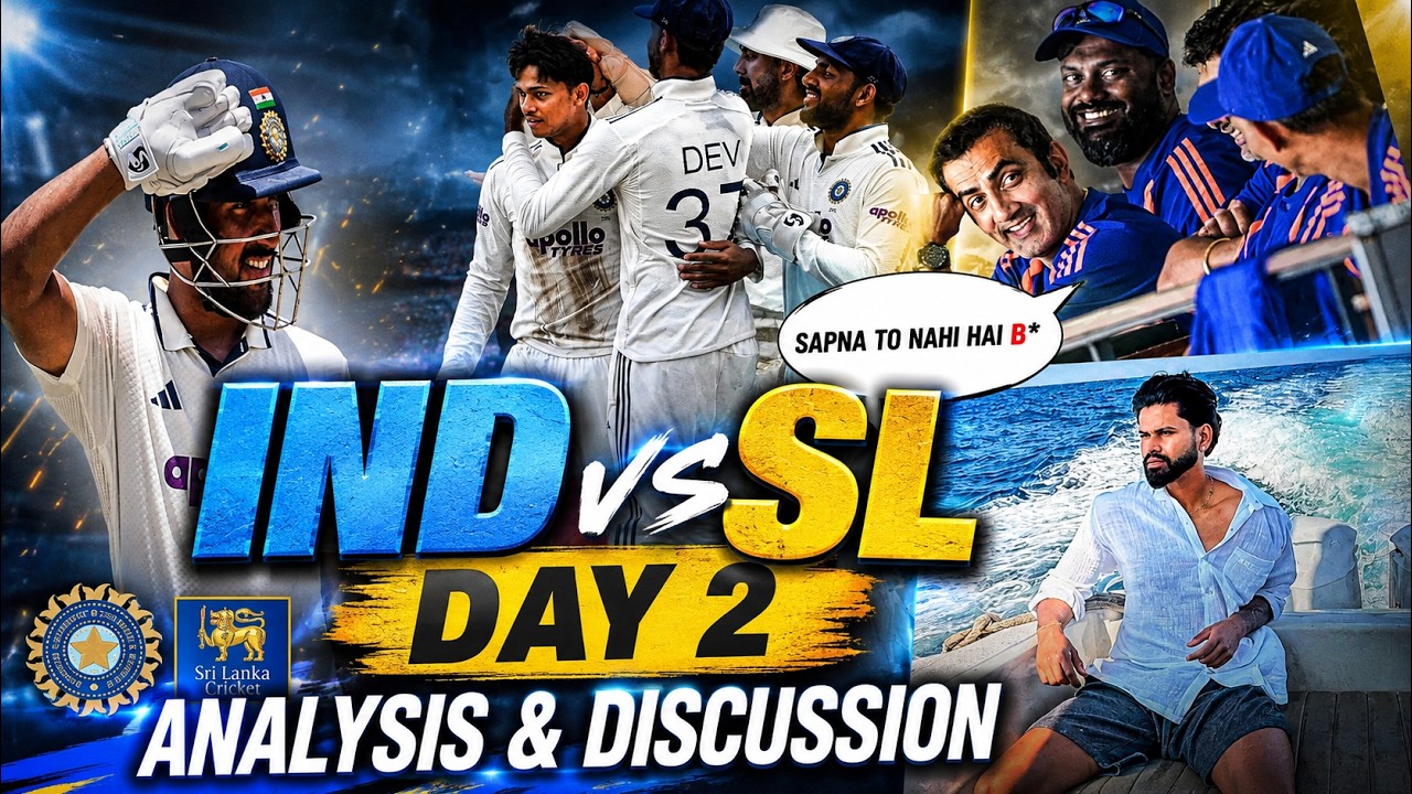 IND vs SL 2nd Test Day 2 🔥 Dhruv Jurel Century | India 503/9 | Lanka ka Dehan 🔥