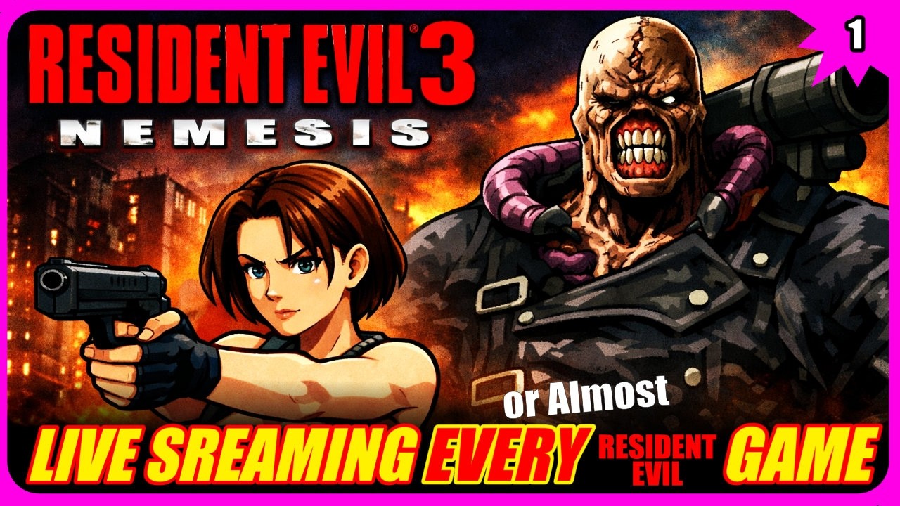 🔴  Road To Requiem | Resident Evil 3 Nemesis PS1 on PS5  | Livestream | Part 1