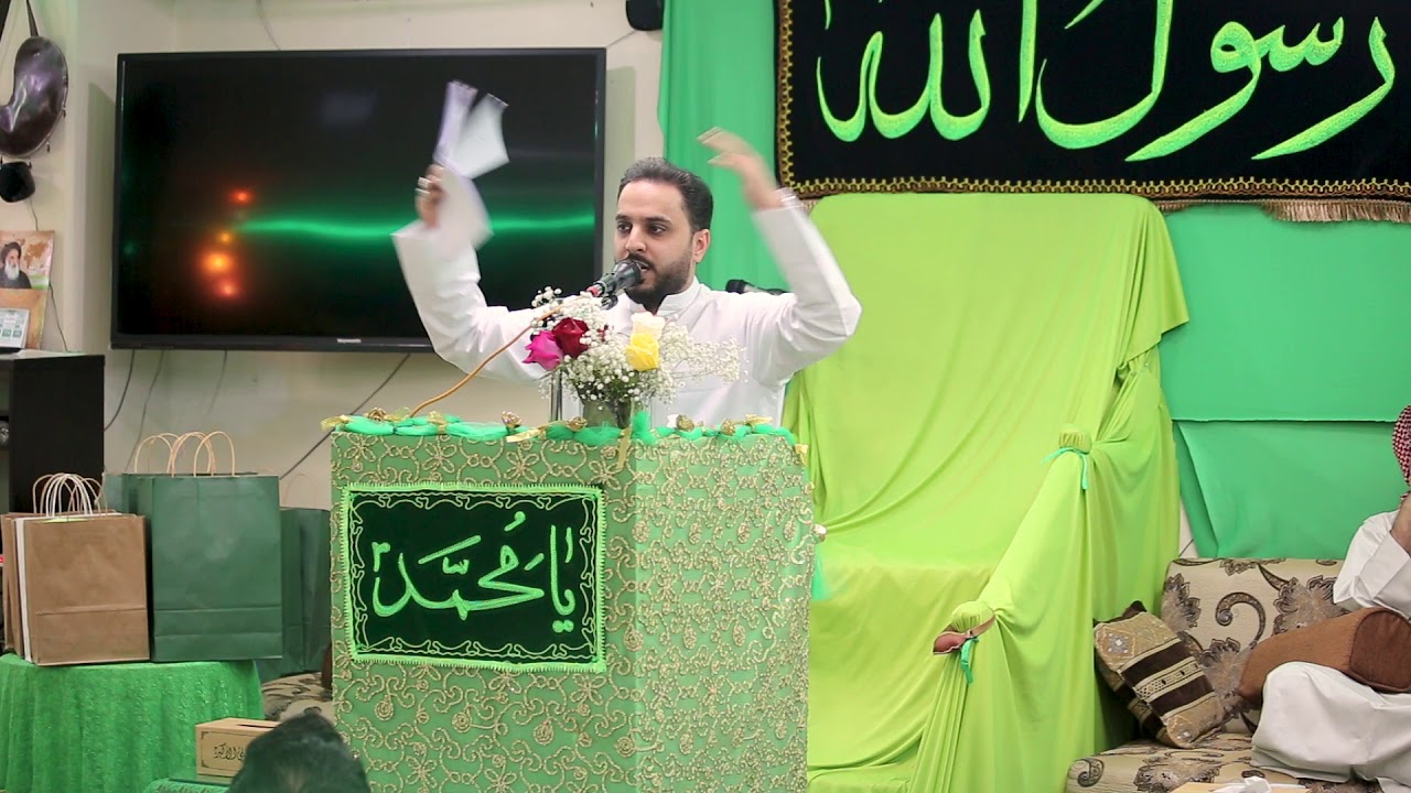 مشاركة ملا أمير الكاظمي في مولد الرسول الأكرم و حفيده الصادق عليهم السلام ١٤٤٠ هـ