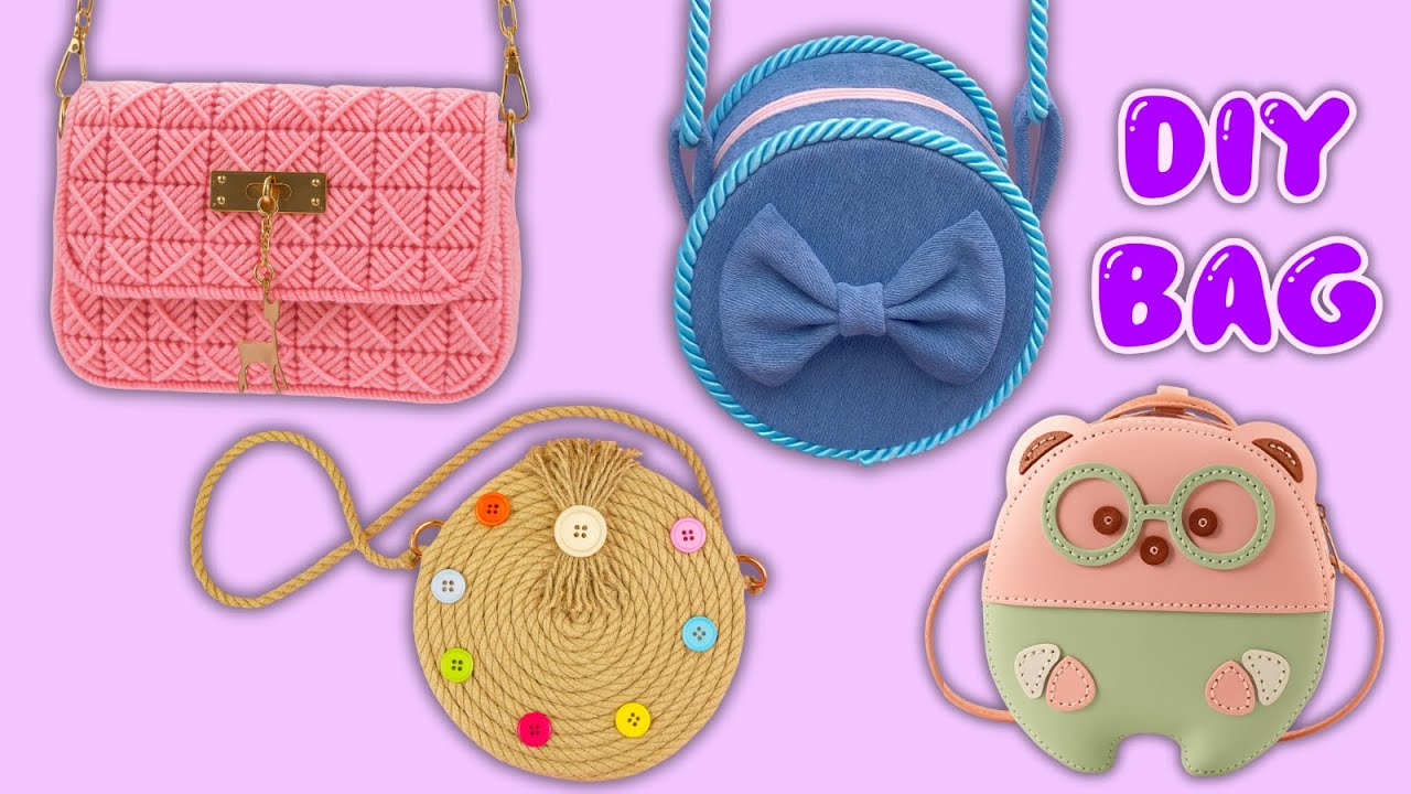 4 AMAZING DIY Stylish Bags You Can Make at Home – Easy & Cute Ideas!
