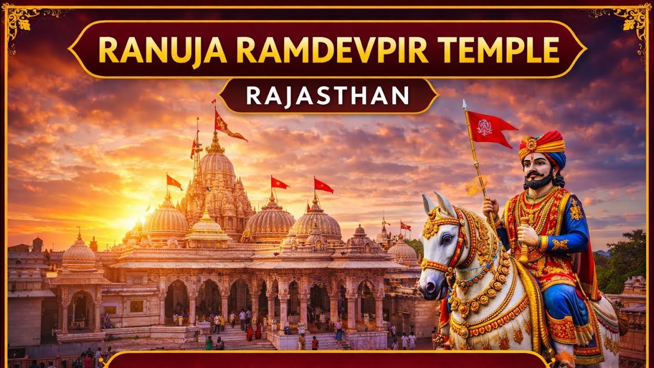 Ramdevpir Ranuja Rajasthan 🙏 | Hindu Muslim Ekta Ka Pavitra Sthal | Ramdevra Travel Vlog