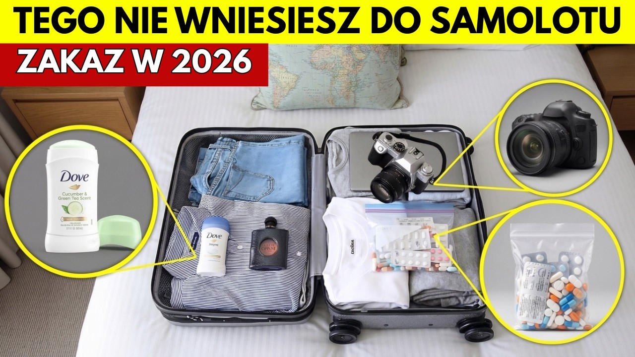 24 rzeczy zakazanych w bagażu rejestrowanym w 2026 (natychmiastowa kontrola)