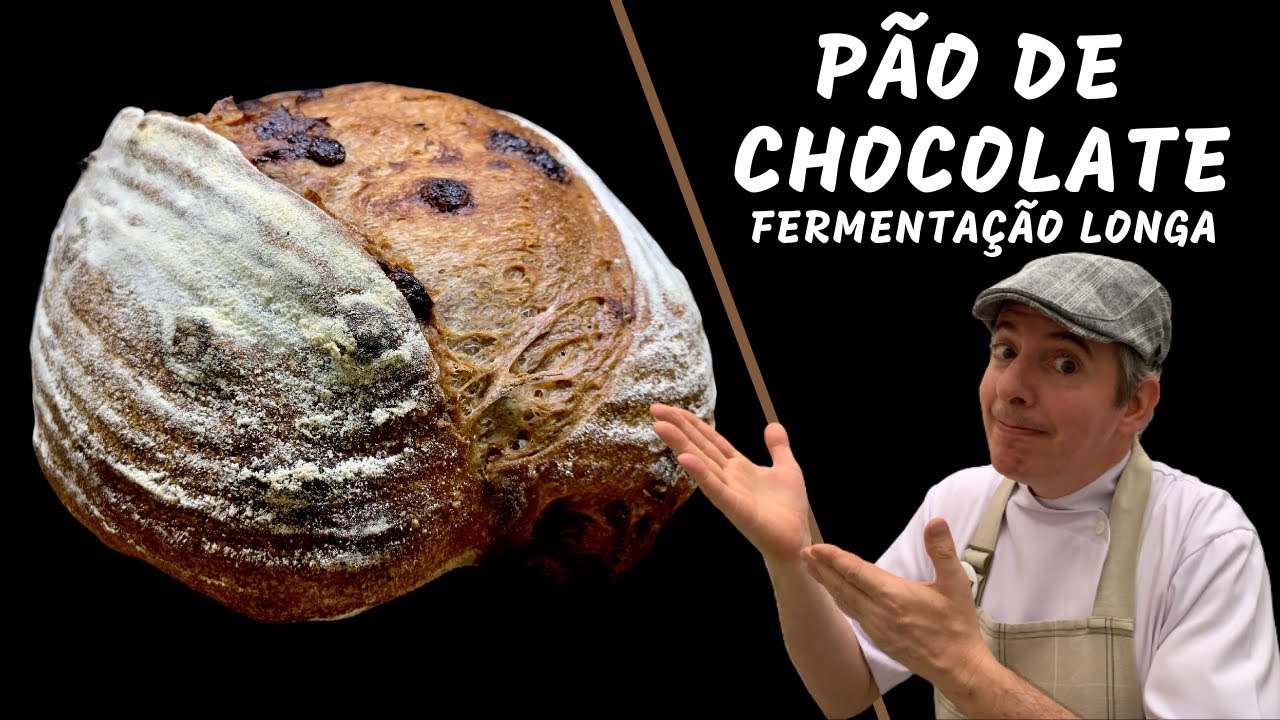 Delicioso Pão de Chocolate com Fermento Natural !!! Surpreendente !!!