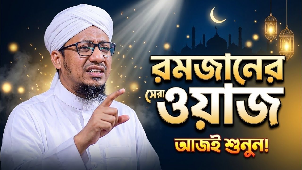 রমজানের সেরা ওয়াজটি শুনুন | Mufti Anisur Rahman Ashrafi 