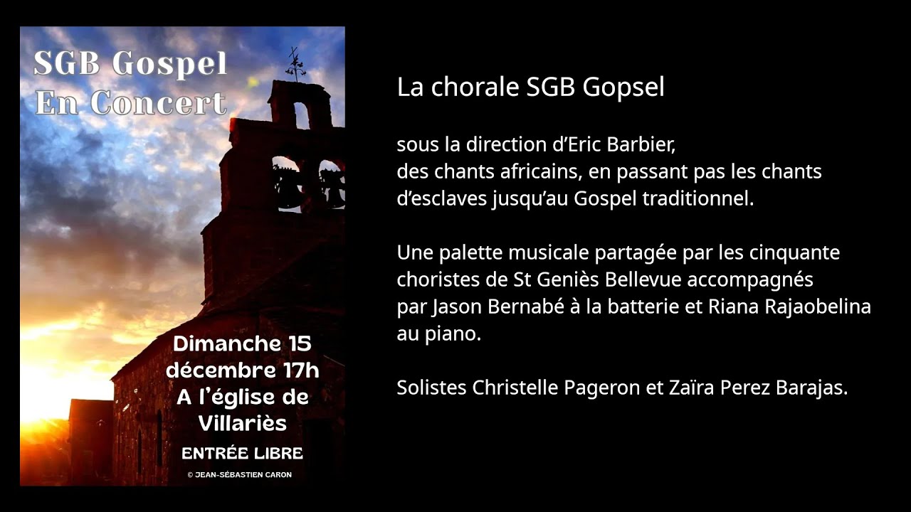 La chorale SGB  à Villariès