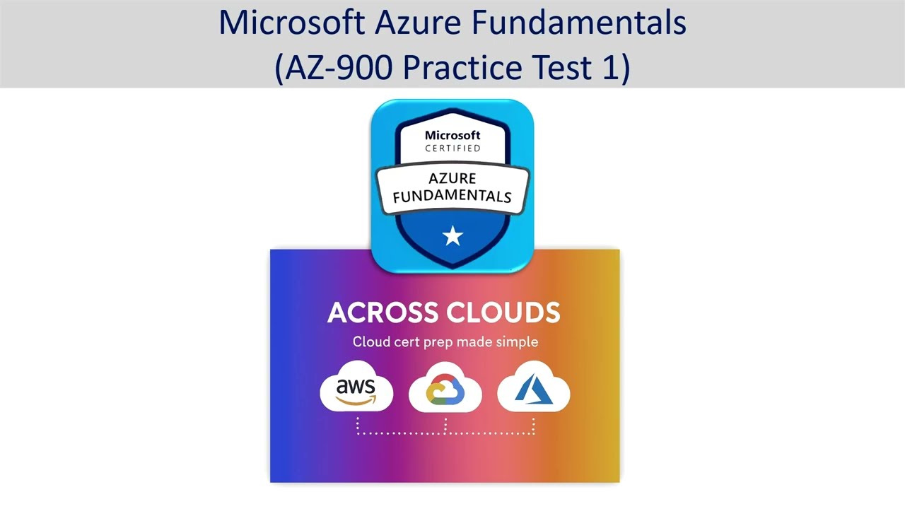 Microsoft Azure AZ-900 Practice Test 1 | 45 Real Exam Questions with Explanations