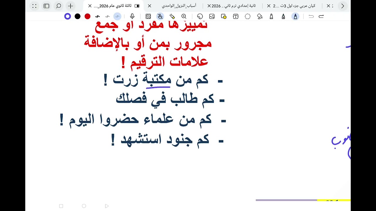 كم الاستفهامية والخبرية