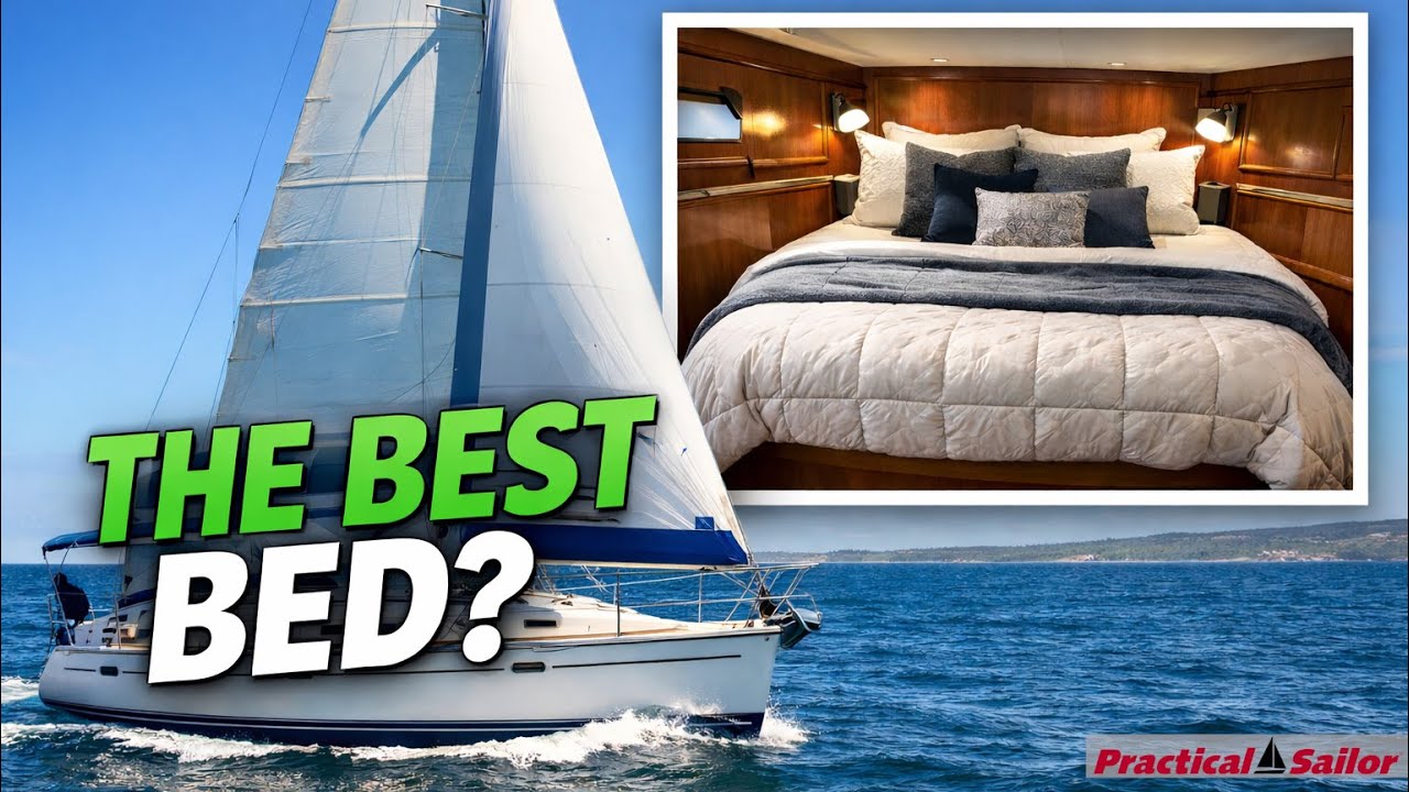 This 40 Foot Sailboat Has the Best Owner’s Bed Ever Built | Catalina 400 MKII