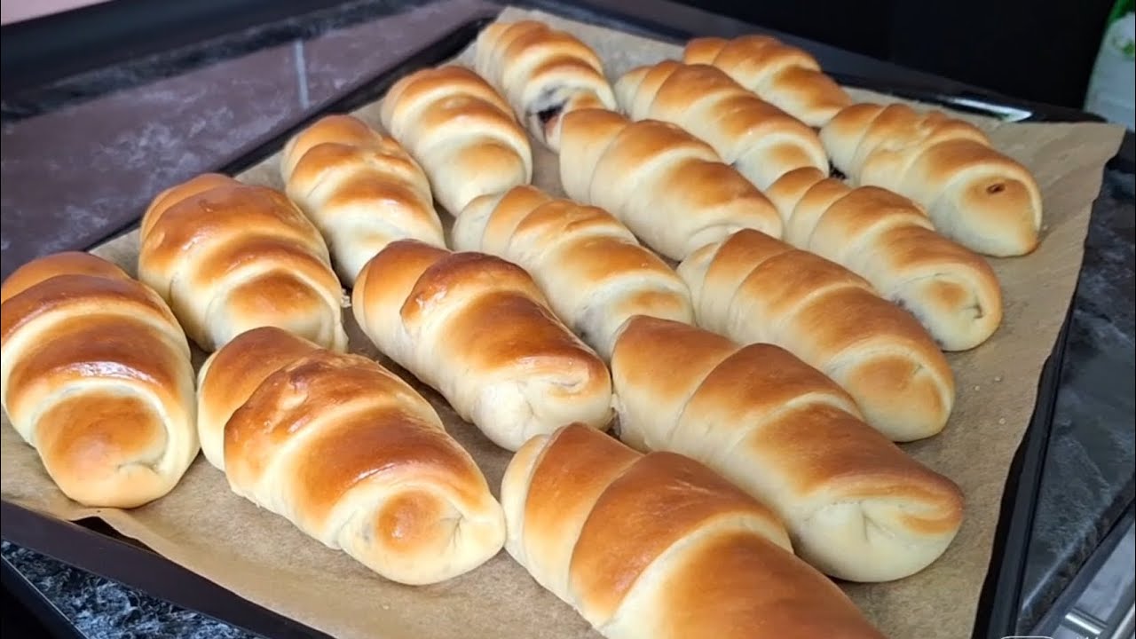 Slatke pamuk kiflice💥punjene đemom💥recept za najljep&scaron;e i najmek&scaron;e tijesto❗️