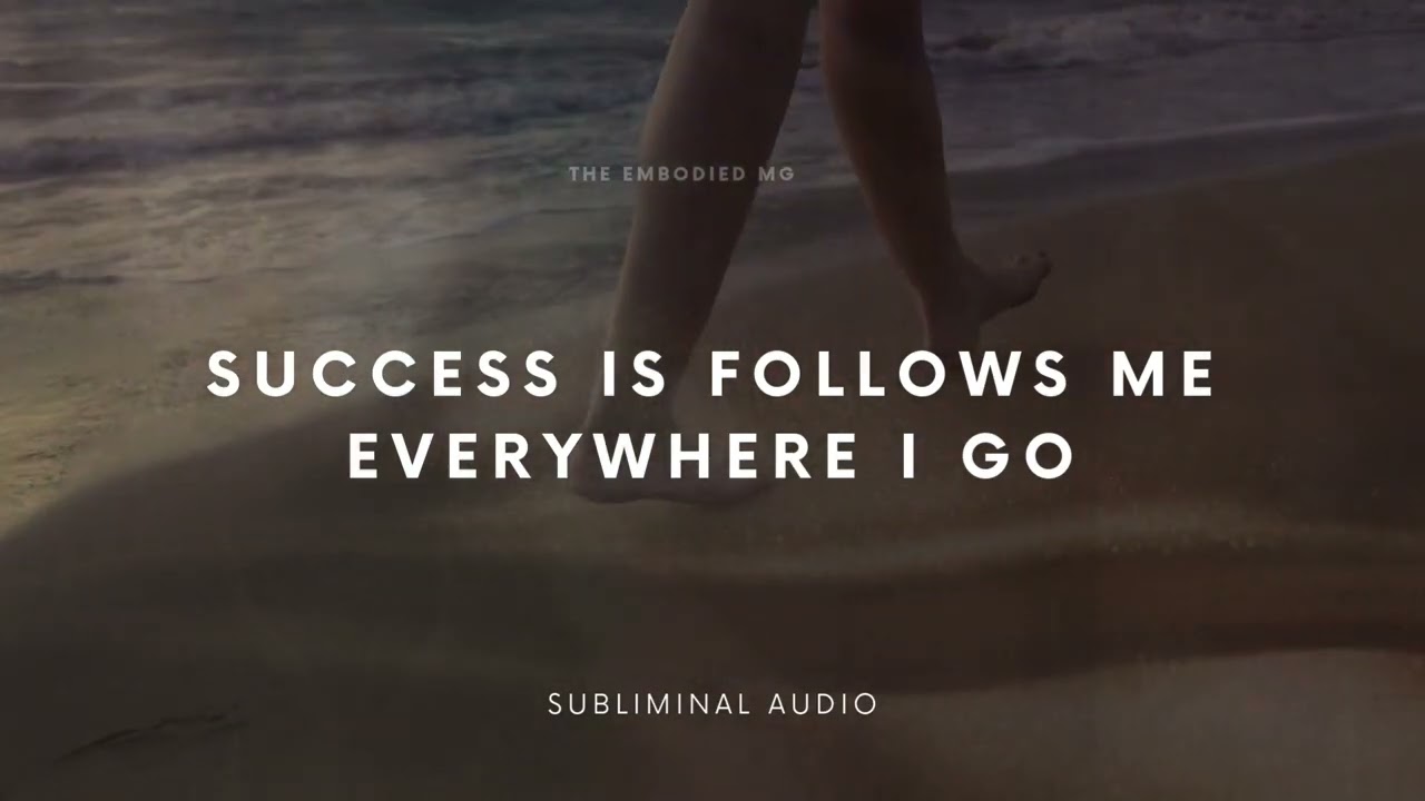silent affirmation track for easy wins and success (ocean)