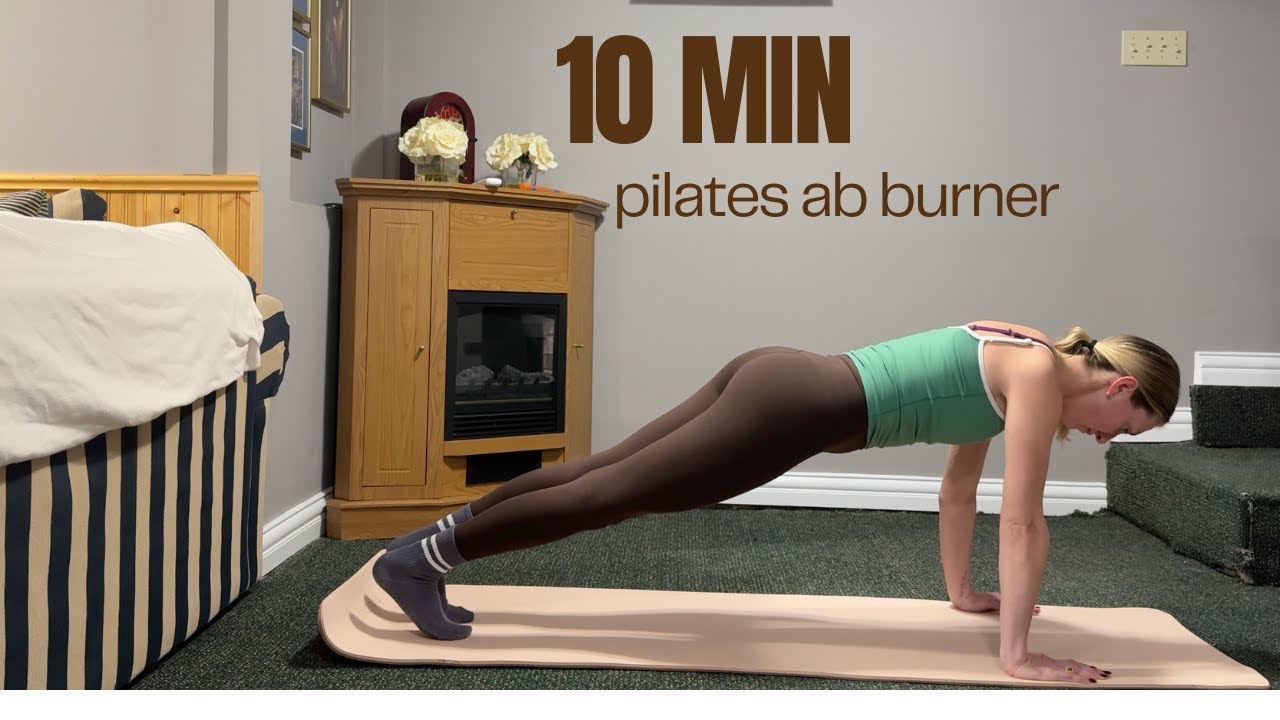 10 Minute Pilates Ab Burner | Quick & Effective Core Sculpt