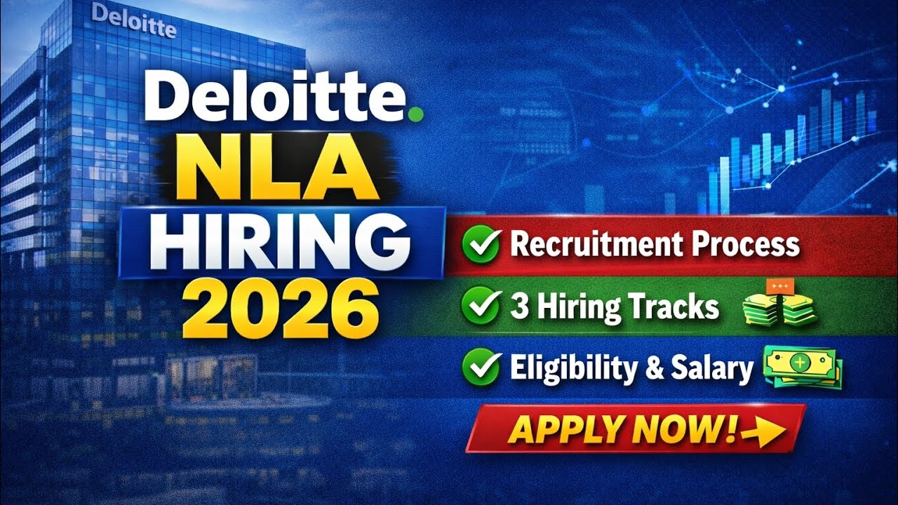 Deloitte NLA Hiring 2026 | Eligibility, Salary, Hiring Tracks & Registration