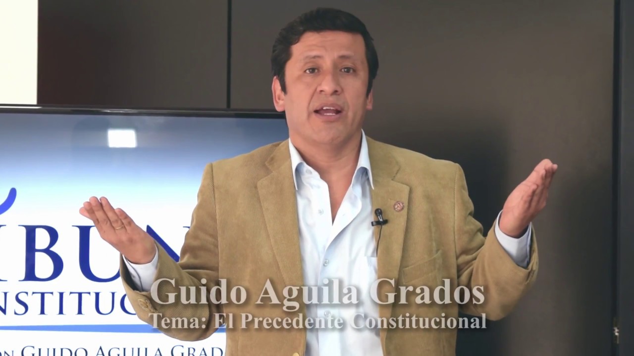 EL PRECEDENTE CONSTITUCIONAL Parte 1 - Tribuna Constitucional 03 - Guido Aguila