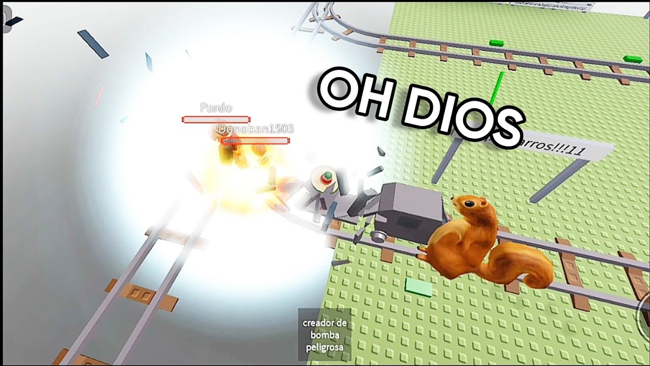 Desintegrandome en CHUCHUS explotadores alrededor DE LA NADA Pt. 2 | Cart Ride Around Nothing-Roblox