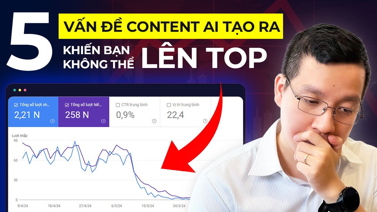 5 Vấn đề Content AI tạo ra khiến bài viết không thể lên top | Cách tạo content chuẩn SEO với AI 2025