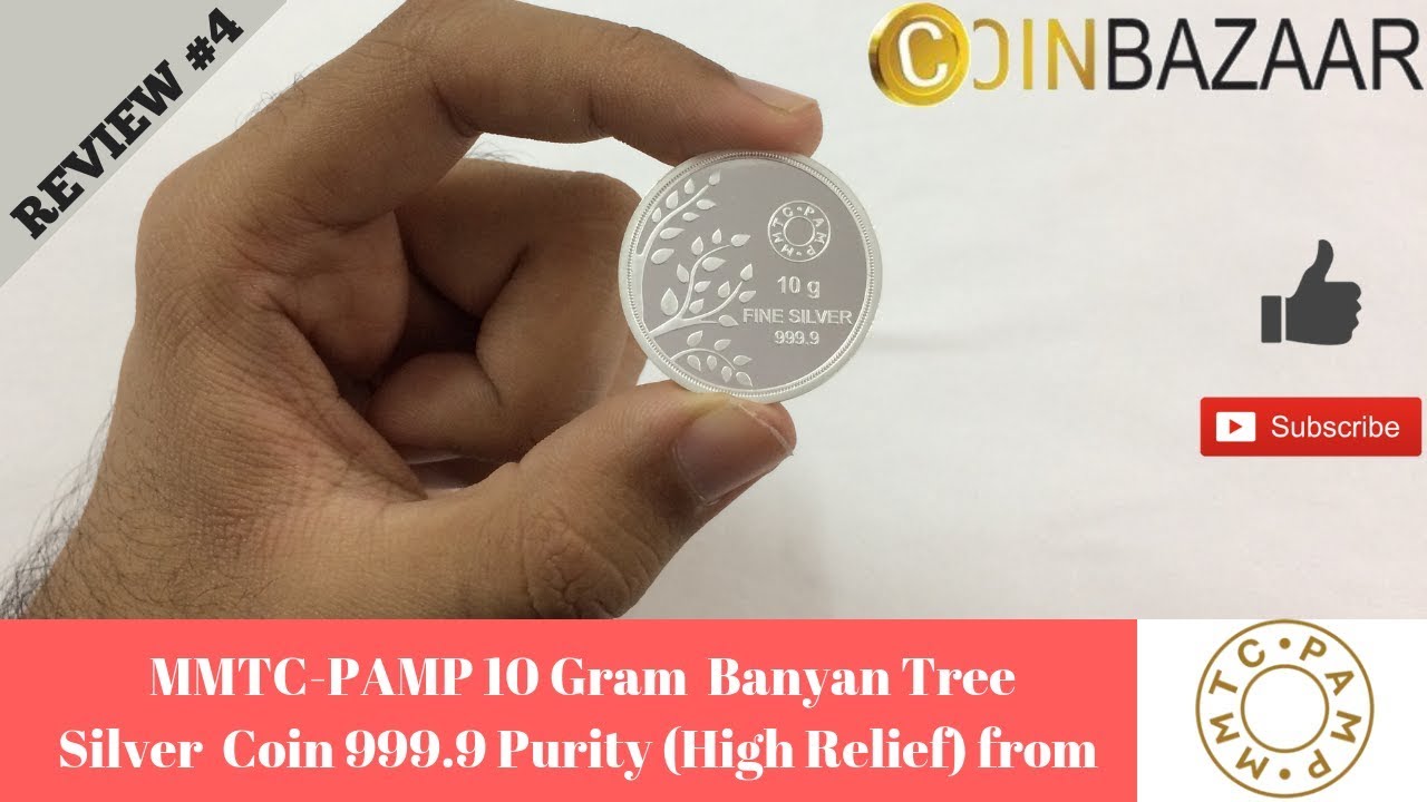 [हिन्दी] MMTC PAMP: 10 Gram Banyan Tree(बरगद का पेड़) 999.9 Silver Coin by Coinbazaar | Varun Kumar