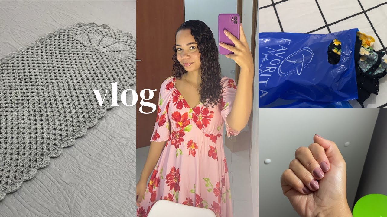 days in my life💐comprinhas, grwm, crochê e minha rotina tranquila #dailyvlog 