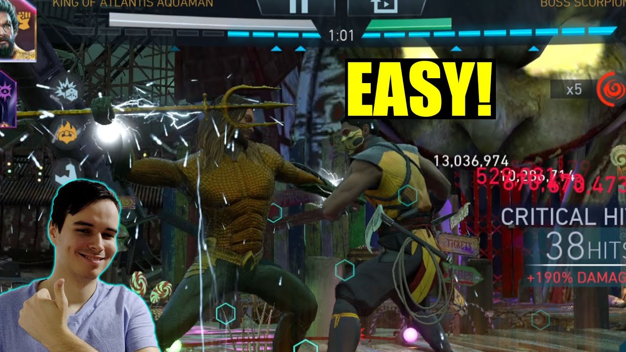 Killing Boss Scorpion Injustice 2 Mobile
