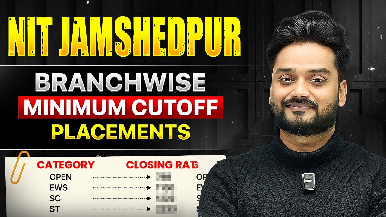 NIT Jamshedpur Admission 2026 🔥 Cutoff, Placements, Median Salary & Top Recruiters