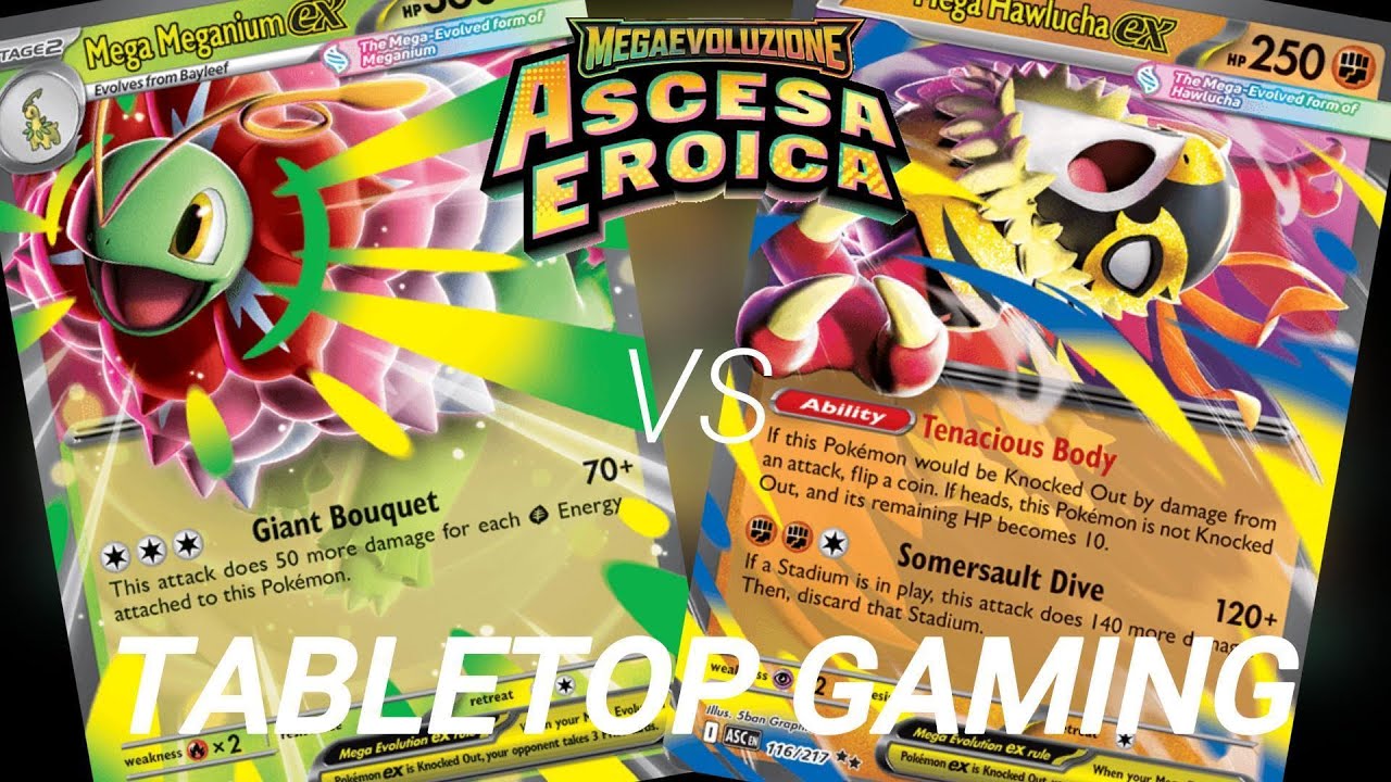 Mega Meganium Vs Mega Hawlucha | Tournament Ascended Heroes | Top 8 | Tabletop Gameplay