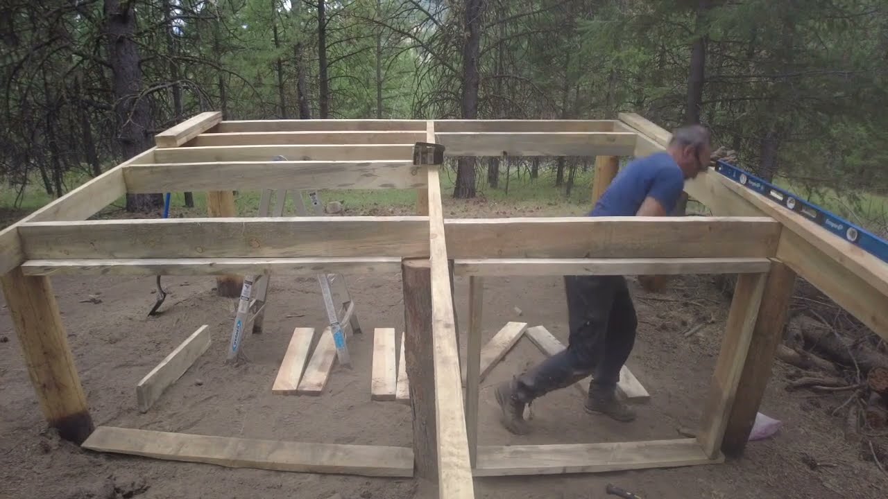Tiny Cabin Foundation Assembly Continues/Ep. 16