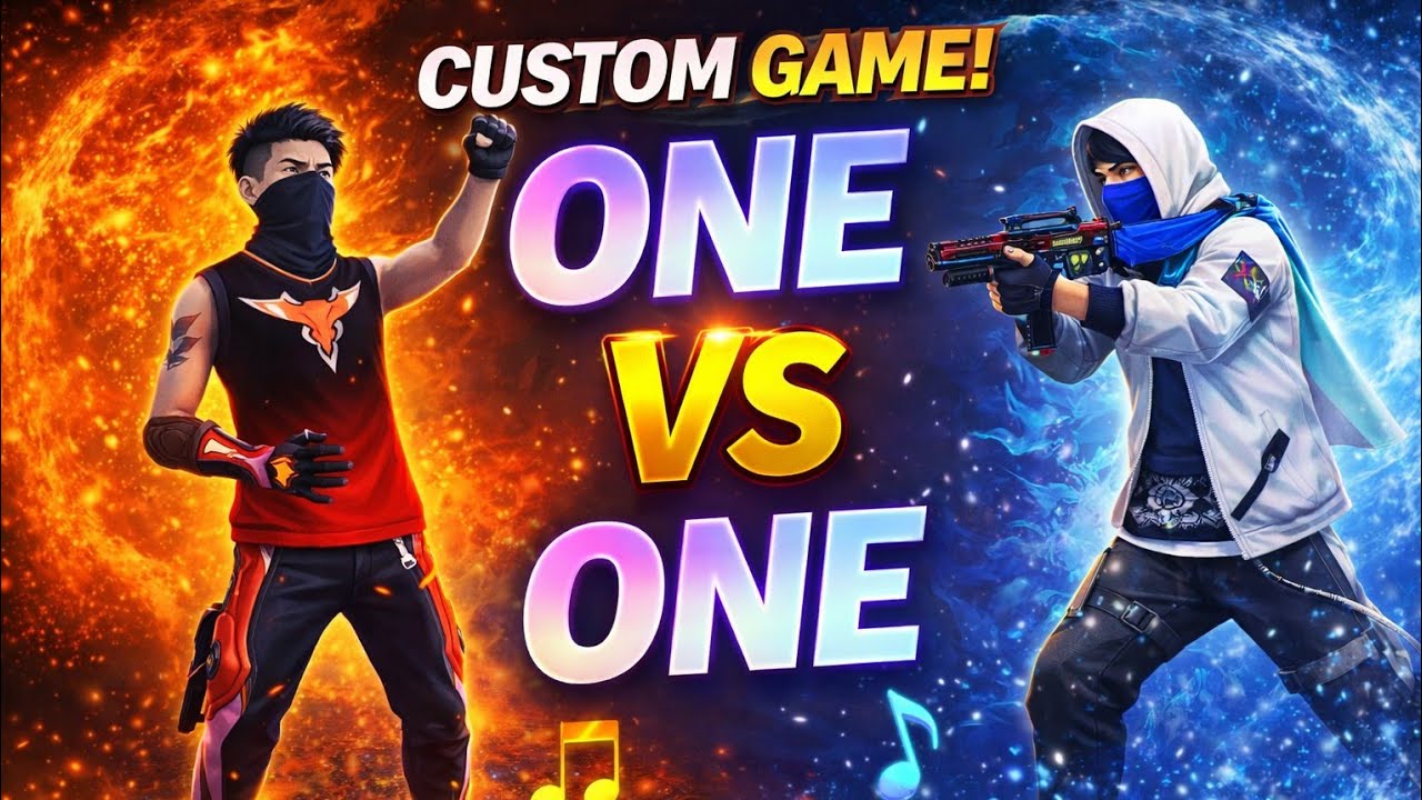 Free Fire Custom One vs One Live Ali TVblock