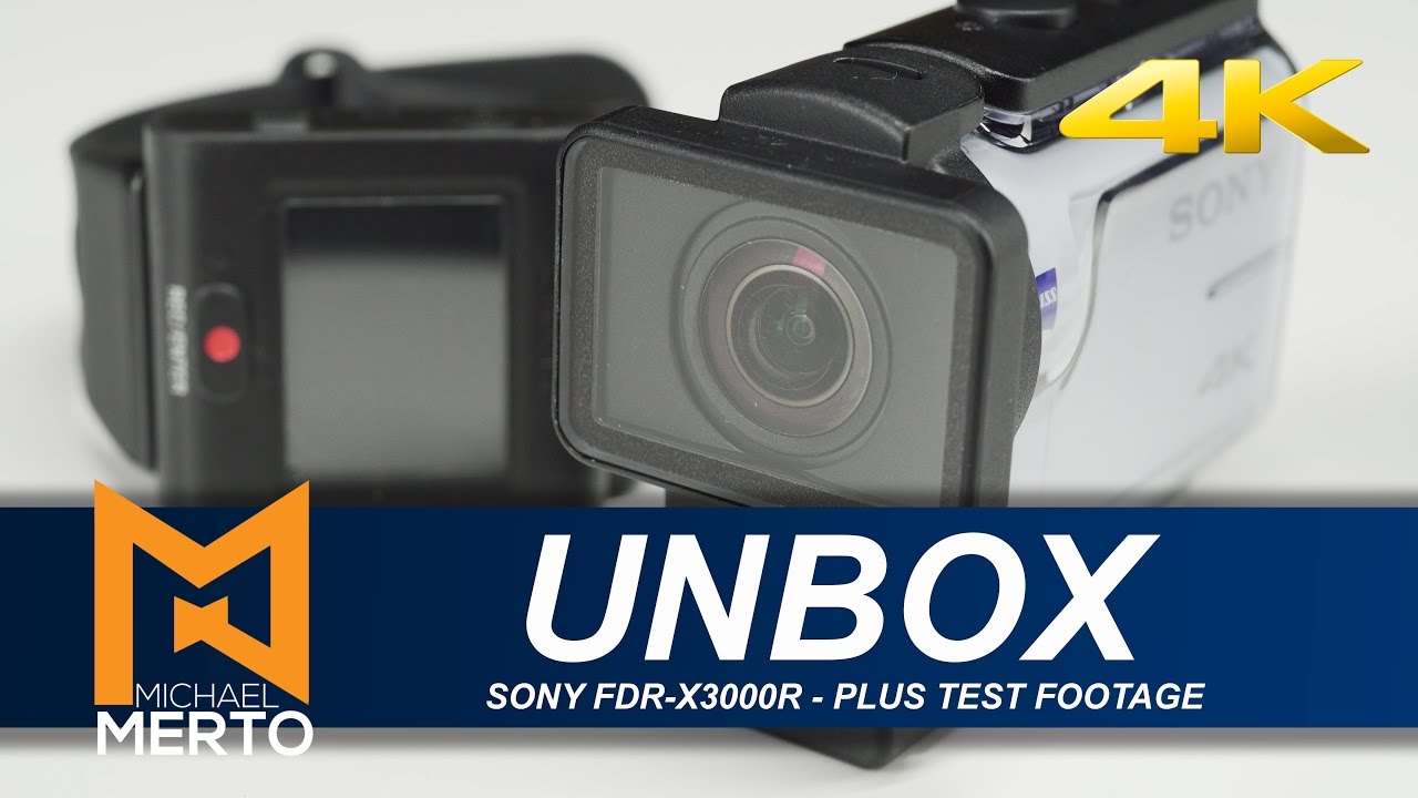 Sony FDR X3000 - Quick Unboxing + Low Light Test Footage - 4K