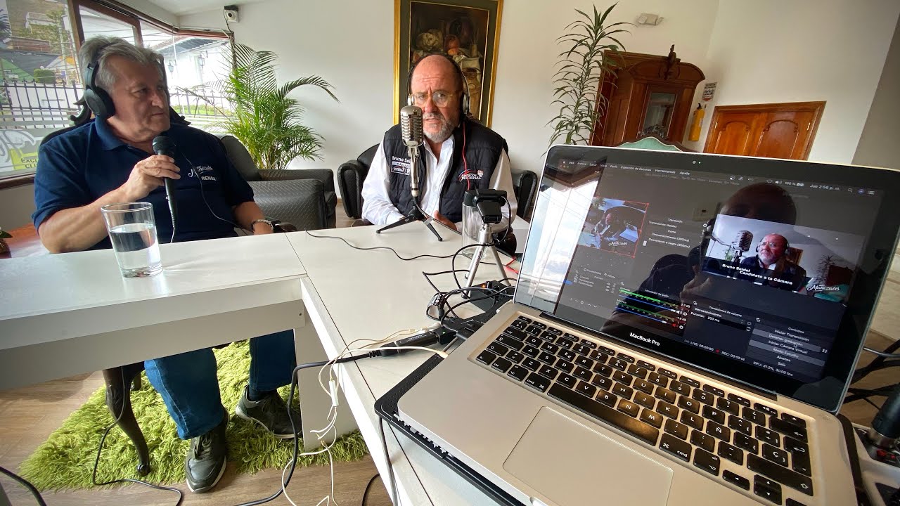 El candidato a la Cámara de Representantes, Bruno Seidel en entrevista con Aquí Manizales 