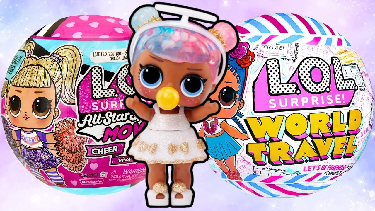 ASMR LOL Surprise Sparkle Travel Cheer Dolls 
