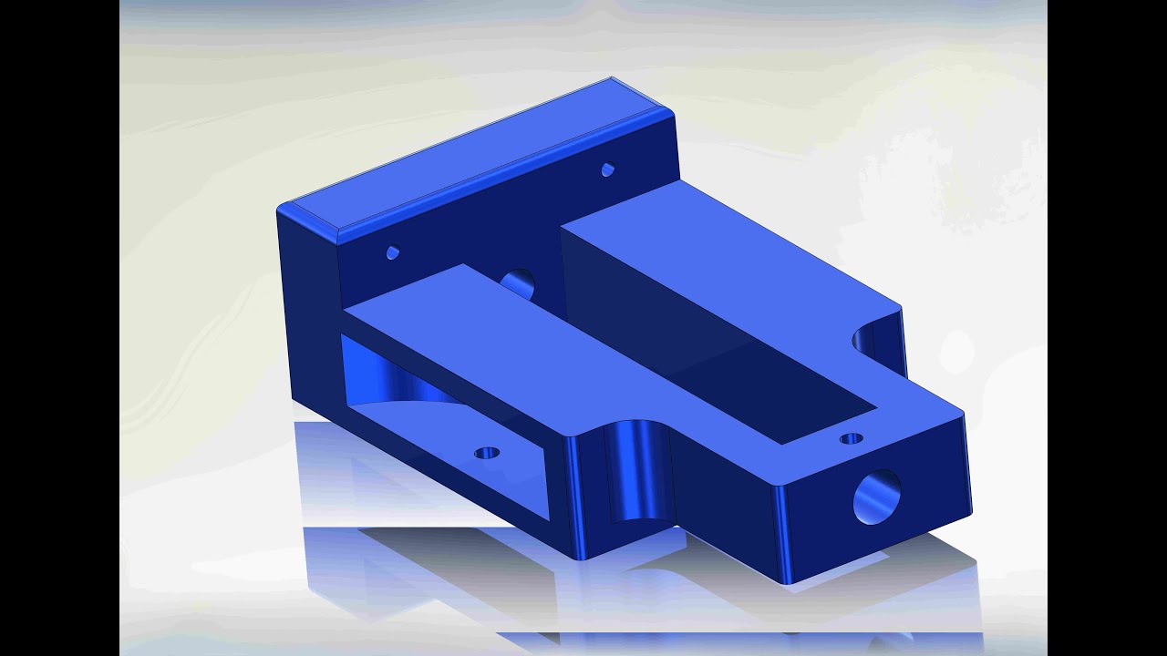SolidWorks Beginner's Tutorial: Design a Machine Vice Base