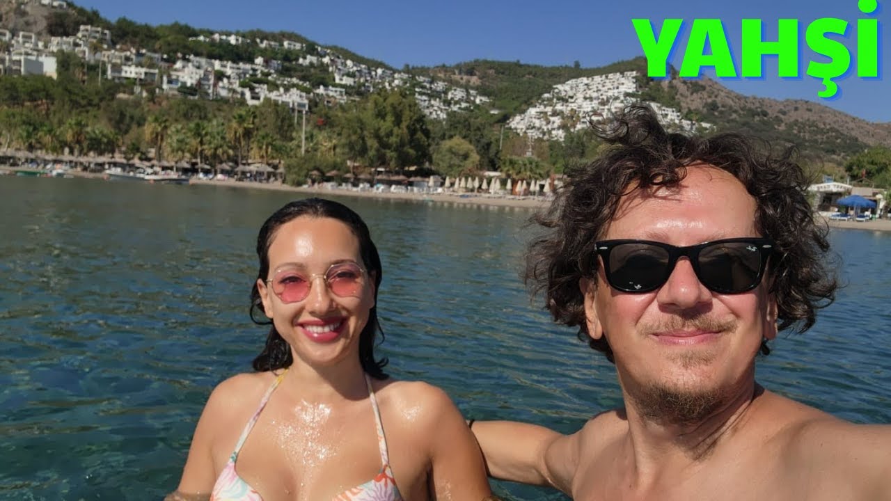 BODRUM'UN EN YAHŞİ KOYU YAHŞİ! / AKVARYUM GİBİ DENİZİ İLE CAMEL BEACH (4K VLOG)