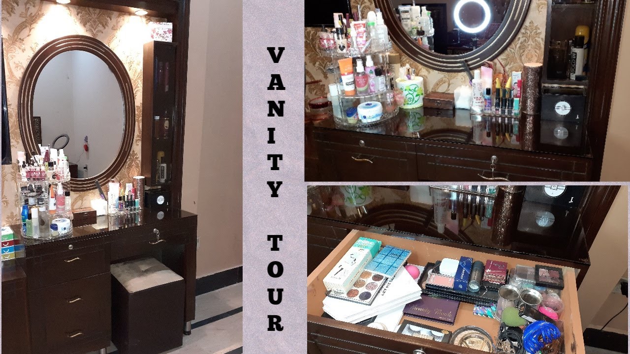 MY VANITY TOUR 2020||MY MAKEUP AND SKINCARE COLLECTION||Ah Glam Gurll