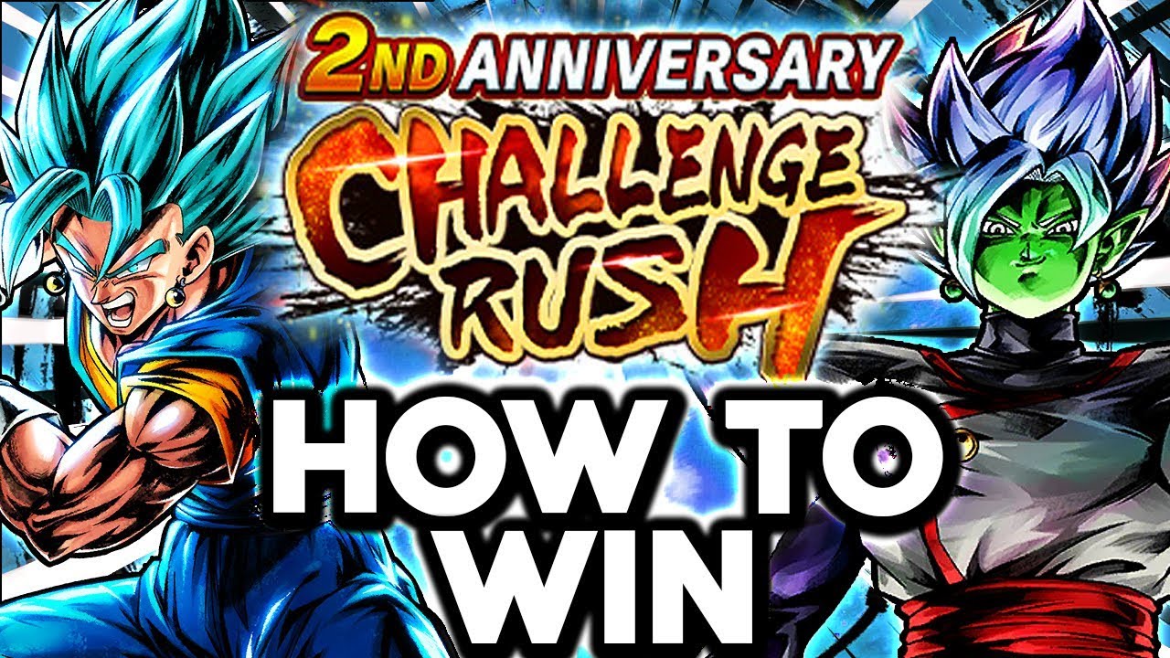 How to Beat ALL Challenge Rush 2nd Anniversary! Dragon Ball Legends 2020 (Stages 1-3)