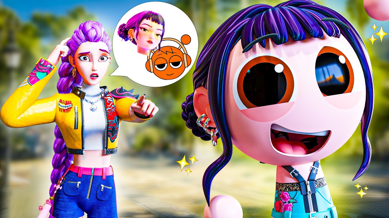 ¡RUMI, MIRA Y ZOEY se convierten en SPRUNKIS! KPop Demon Hunters Animación