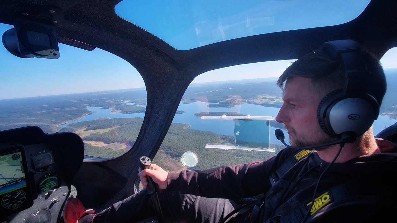 GYROPLANE - POLSKA - LOT PRZELOTOWY - LOTNISKO BORSK🇵🇱☀🌾🚁
