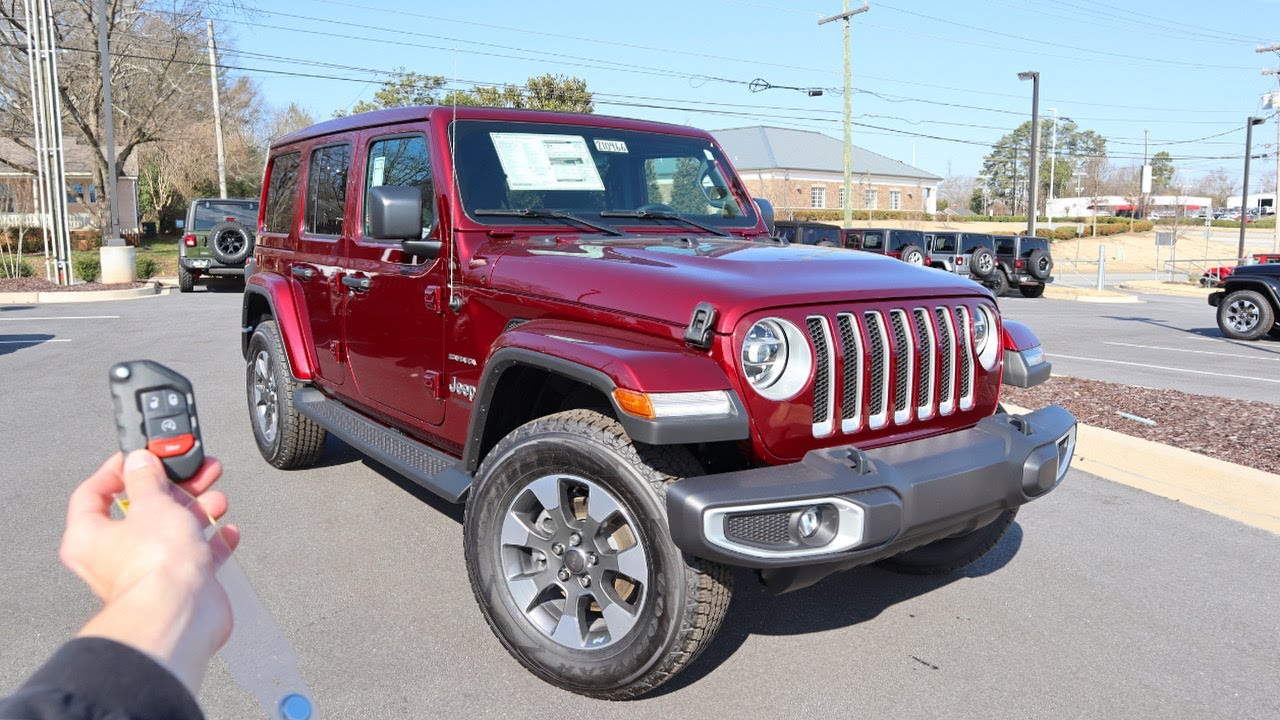 2021 Jeep Wrangler Unlimited Sahara: Start Up, Walkaround, Test Drive and Review