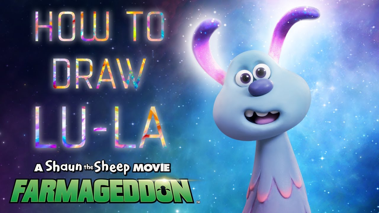 How To Draw Lu-La - A Shaun the Sheep Movie: Farmageddon