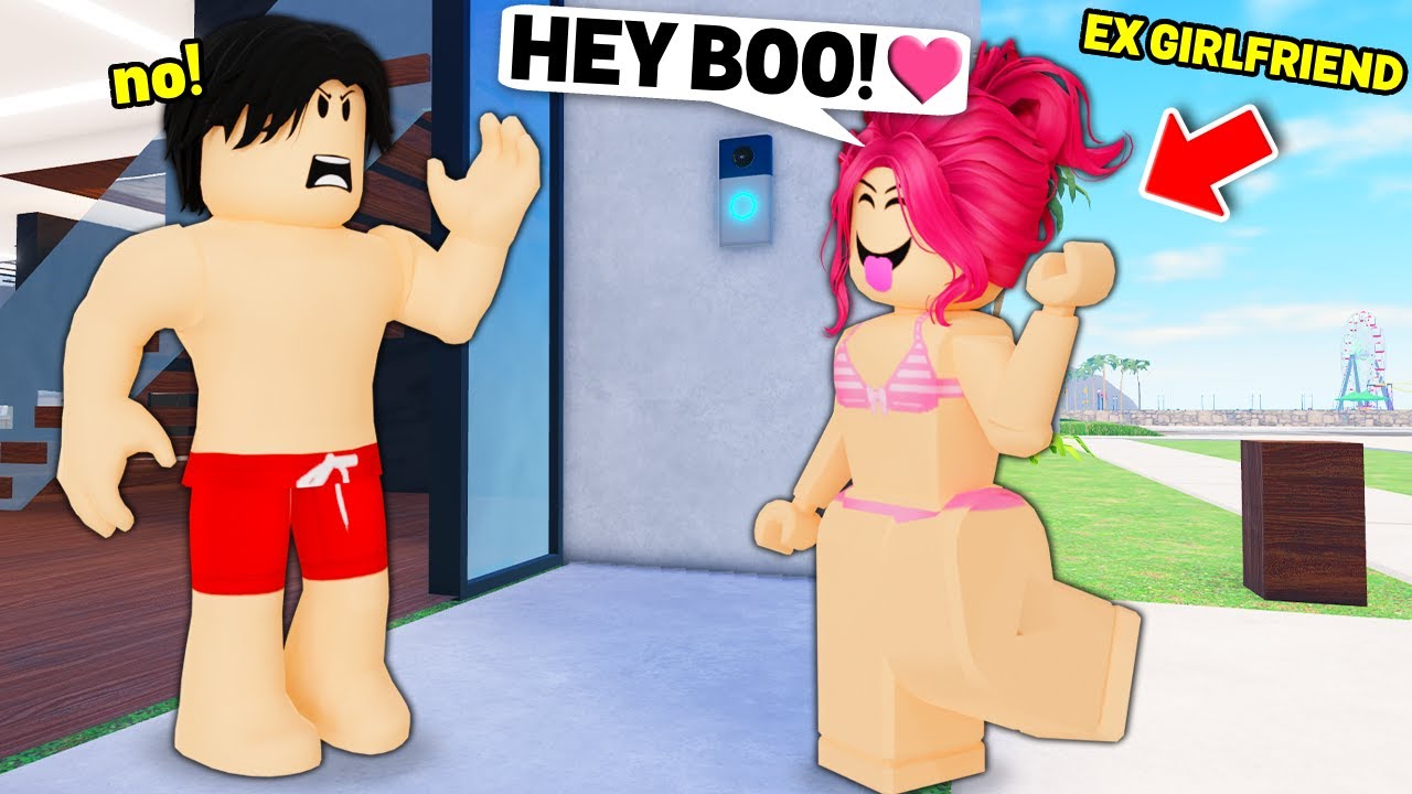 Бывшая девушка пришла на мою вечеринку у бассейна без приглашения... (Roblox Snapchat)