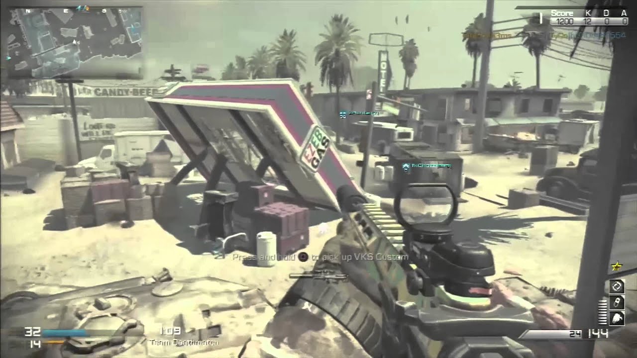 TDM is too EASY!!! - COD Ghosts - ps3 gameplay