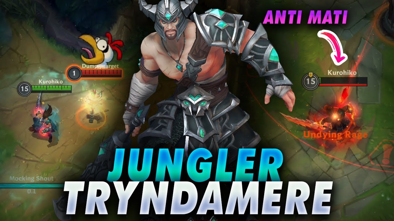 Tryndamere - Main Bar Bar Anti Mati dan Critical 100% - Trynda Jungler Wild Rift