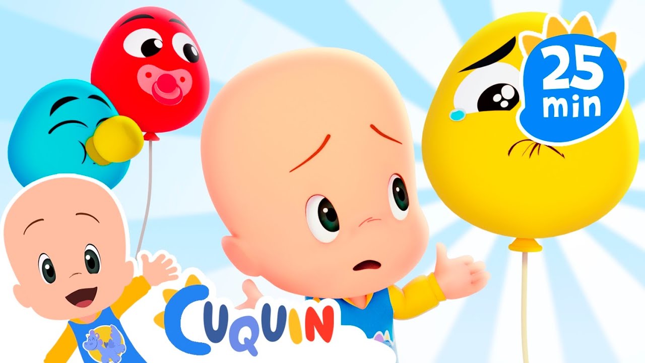 Tiny balloons | Cleo & Cuquin Educational Videos for Children