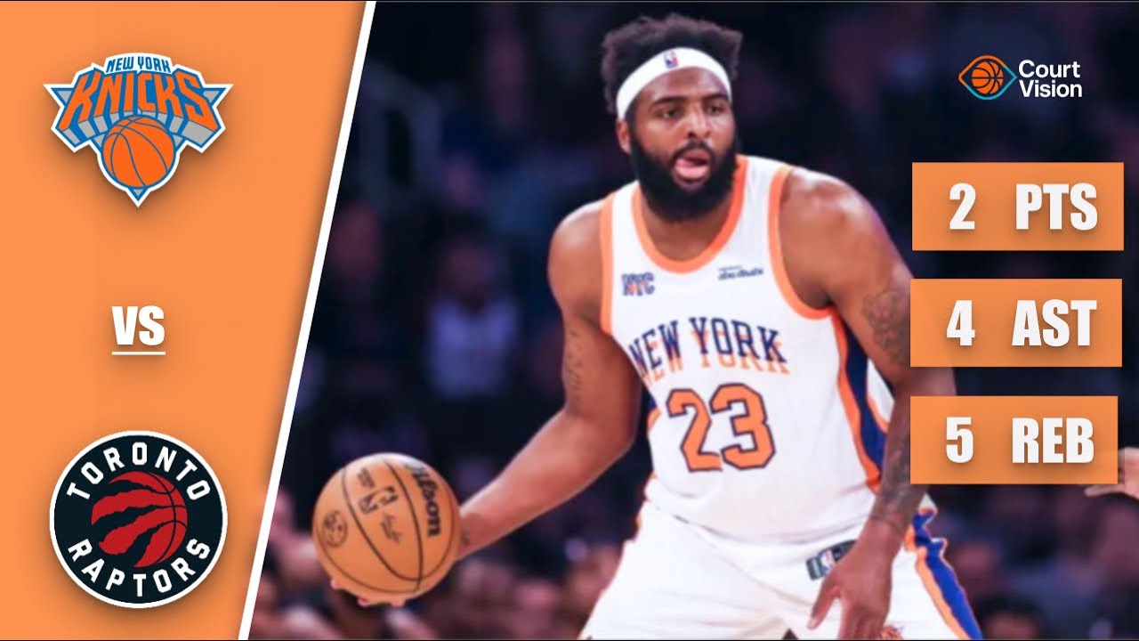 Mitchell Robinson - 2 Points, 4 Assists, 5 Rebounds vs Raptors - 2025-26 Regular Season
